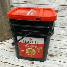 Readywise 124 Servings 10 lb Storage Bucket Emergency Food Supply MREs Add Water