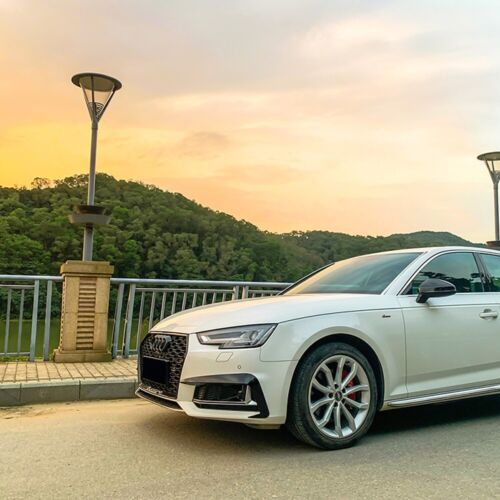 Cubierta de luz antiniebla delantera S4 negro brillante para Audi A4 B9 Sline / S4 2016-2018 - Imagen 9 de 10