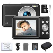 HD 2.4 Inches 1080P Digital Camera Rechargeable Cameras with 16X Zoom Compact Ca