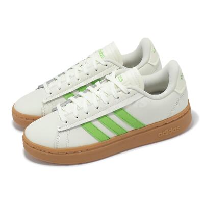 adidas Grand Court Alpha White Green Biege Women Lifestyle Casual Shoes IG0661