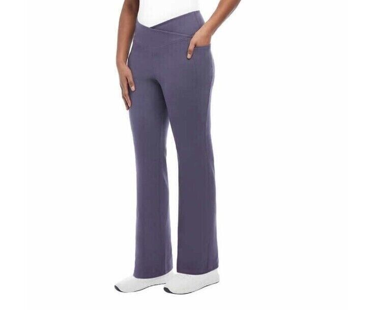 Brand New Women's Jockey Ladies Crosswaist Yoga Pant Portland Plum Small
