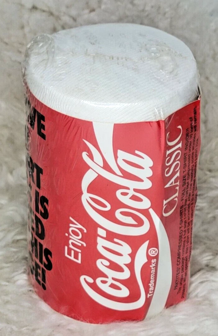 Coke t shirt in on sale a can