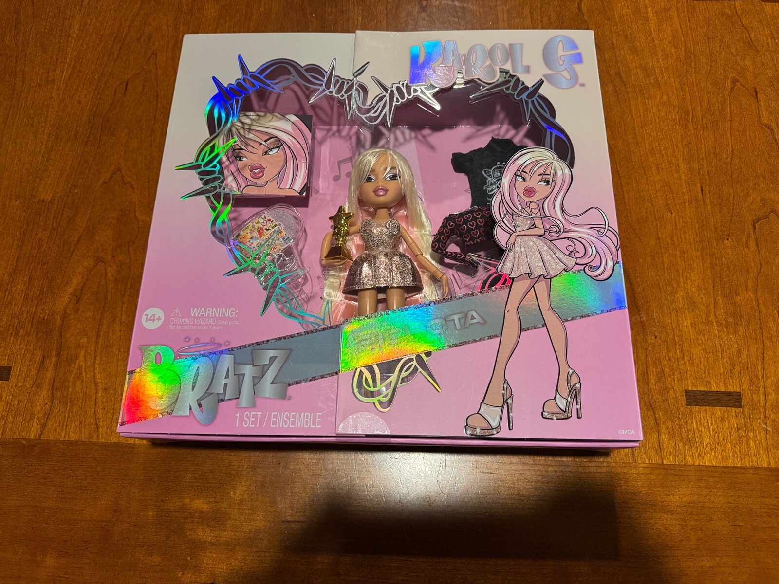 Bratz x Karol G Collector Doll 3 Outfits and Accessories In Hand Ships Next Day!