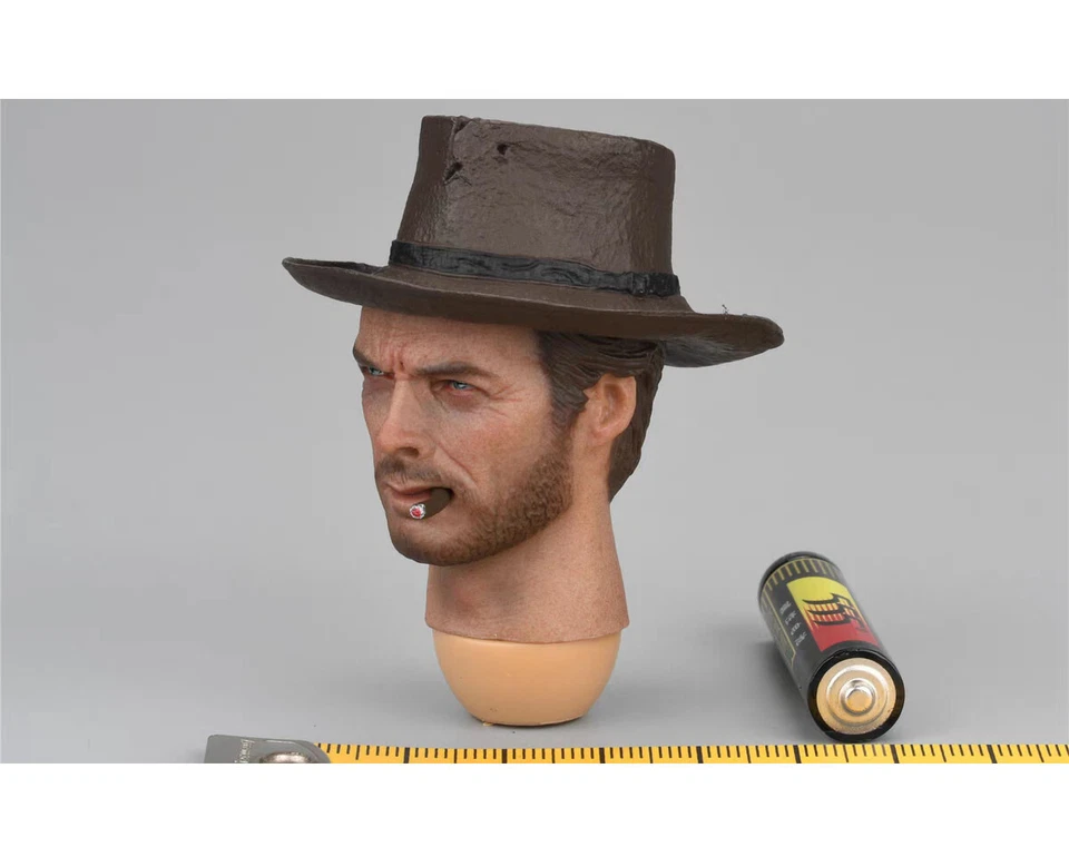PRESENT TOYS PT-sp42 1/6 West Cowboy JOE Head Sculpt & Hat & Cigar Model - Image 4 of 4