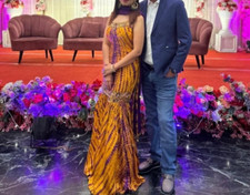 Most Beautiful Indian Designer Brown Sharara bollywood Party Wear Outfit