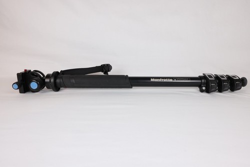 Manfrotto MPMXPROA4US Aluminum XPRO Monopod with Sirui L-20S tilt pan head - Picture 3 of 10