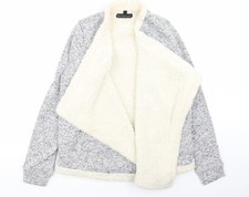 Graue Damenjacke UK Größe M Derek Heart