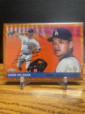 2025 Topps Chrome Platinum Anniversary  Chan Ho Park Orange Wave Refractor/25