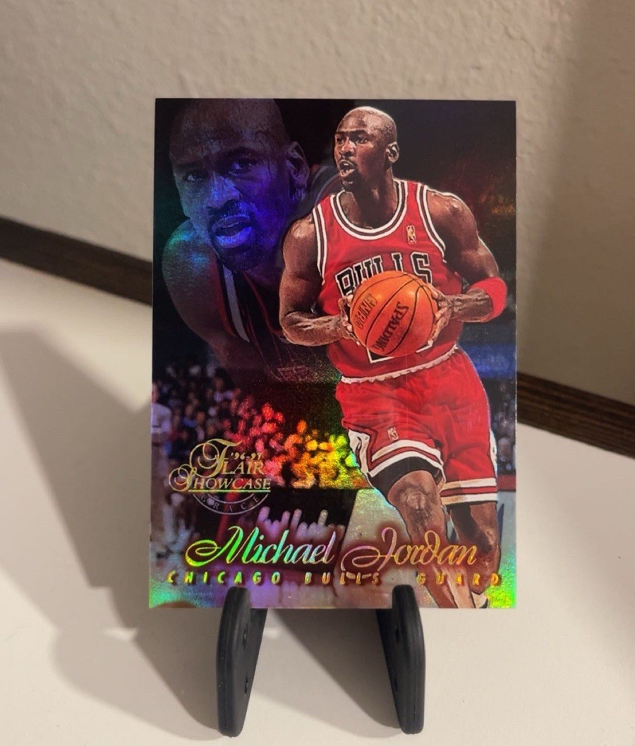 1996-97 Flair Showcase - Michael Jordan #23 Row 1 SHARP