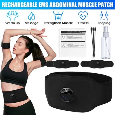 Electric Muscle Toner Machine Simulation ABS Fat Burner Toning Belt Belly Shaper