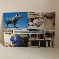 Carte postale publicitaire Coutellerie Laguiole