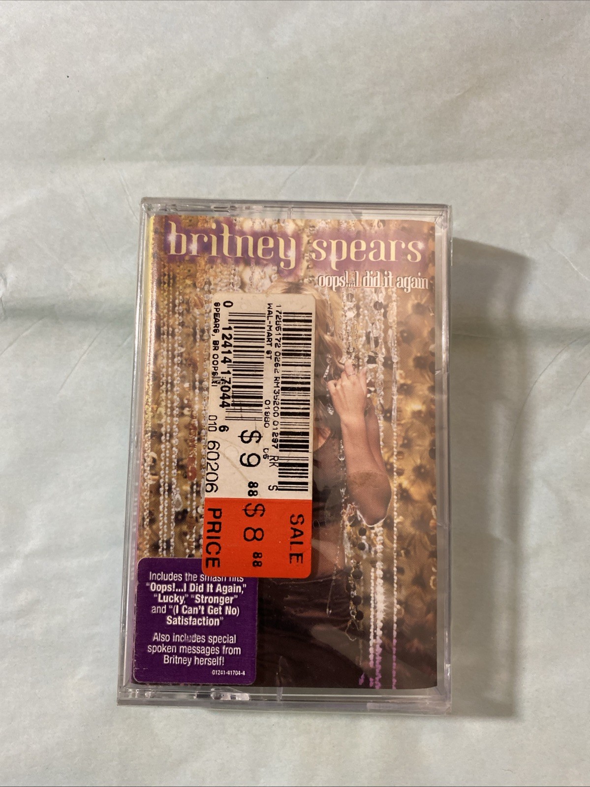 Britney Spears Oops I Did It Again Cassette 2000 SEALED