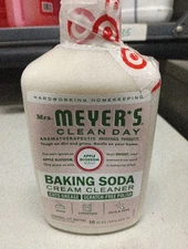 Mrs. Meyer's Clean Day Baking Soda Cream Cleaner, Cuts Grease,, 16oz, 9134