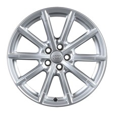 GENUINE AUDI A1 8X 10 SPOKE SILVER 17" INCH SINGLE ALLOY WHEEL X1