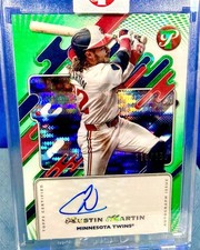 2025 Topps Pristine - Autographs Austin Martin #PA-AMAR Green Pristine Pulsar...