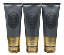 3 BATH BODY WORKS BLACK TEA AROMATHERAPY HAND BODY CREAM 8 OZ 48 HR MOISTURE