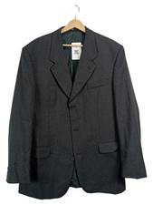 Woolmark Sakko Herren Grau Gr. 52/XL Business Anzugjacke