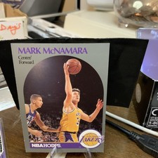 1990-91 NBA Hoops Mark McNamara . Los Angeles Lakers #158