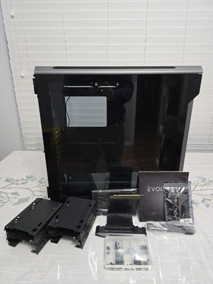 Phanteks Evolv ATX Mid Tower Case Black Tempered Glass Steel USB-C Accessories