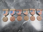 6 Daughters Union Veterans Civil War D of UVCW Flag Medals Patriotic Instructor