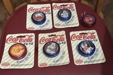 Brand New Sealed Duncan Coca-Cola Always Cool 1997 Carded Yo-Yos Lot of 5