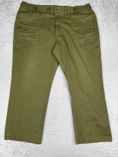 VINTAGE Boy Scouts Of America Pants Mens 44x29 Green Cargo Uniform Official