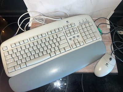 Logitech Keyboard PS/2 Vintage Y-SG13 Access Keyboard Wired And Mouse