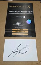 12 Premier League Hand Signed 14cm X 9cm White Cards With 12 Certificates.