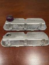 Powered By Ford Pair Mustang Aluminum Valve Covers 1982 83 84 85 E4ze 1984 Powered By Ford Pair Mustang Aluminum Valve Covers 1982 83 84 85 E4ze 1984