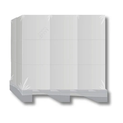 DM-FOLIEN GMBH 50 Schrumpfhauben Abdeckhaube Abdeckplane Paletten Gitterbox Gartenmöbel Grill