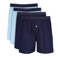 Club Room Men 4-Pk Cotton Boxers Navy Size S