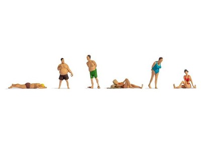 Sunbathers (6) Hobby Figure Set Gaugemaster GM3910106