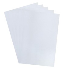 Aoserge 5 Sheets Premium White Fursuit Eyes Mesh - 0.5mm PVC Plastic