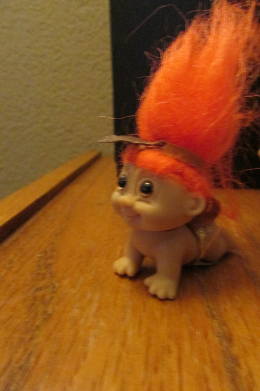 Russ troll doll Native American baby,Thanksgiving