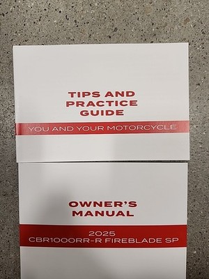NEW 2025 Honda CBR1000RR-R Fireblade SP Owner s Manual OEM