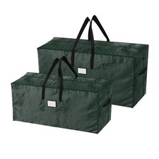 Set of 2 Christmas Tree Storage Bags - Waterproof Bags for 17-Foot Disassembled