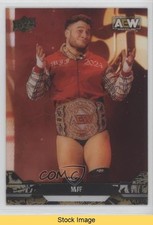 2023 Upper Deck AEW All Elite Wrestling Clear Cut MJF #8 READ 1f60
