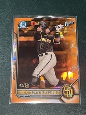 2022 Bowman Chrome SAPPHIRE Euribiel Angeles ORANGE /50
