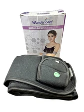 Wonder Care Shoulder Immobilizer Brace Support Sling Black Adult Size 3