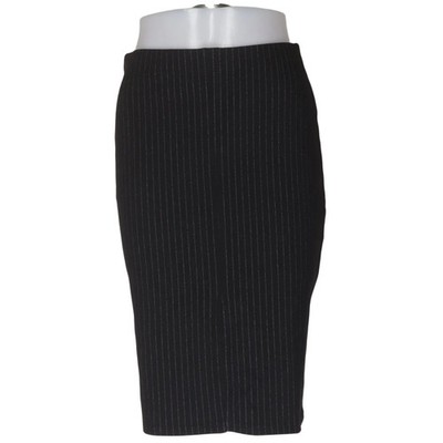 H&M, Bleistiftrock, Größe: S, Schwarz/Weiß, Elasthan/Polyester/Viskose #FFX