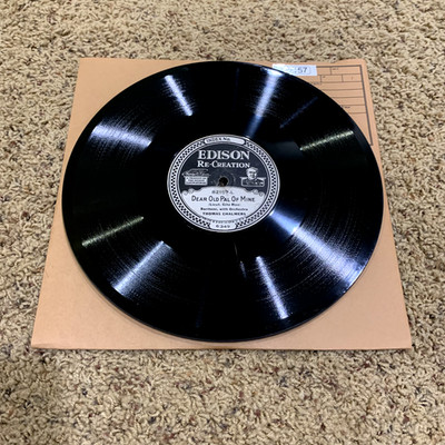 Edison Diamond Disc 82157 Dear Old Pal Of Mine Thomas Chalmers EX Classical Rare