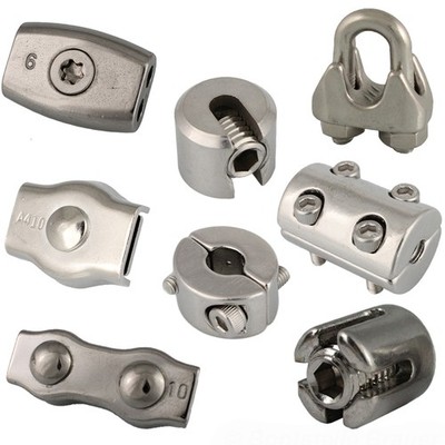 Drahtseilklemme Edelstahl A4 Klemmring Klemmstopper Klemme Seilklemmen Drahtseil