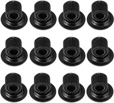 12 Pack Plating Pen Holder Clips- Self Adhesive Pen Pencil 12PCS-Small Black