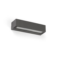 Outdoor LED Wandleuchte Lako 8W, 3000K, IP65, Dunkelgrau