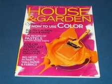 2005 MARCH HOUSE & GARDEN MAGAZINE - HOW TO USE COLOR FRONT COVER - H 13930