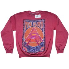 Pink Floyd Oversized Sweatshirt Crewneck Fleece Women's Size SMALL New NWT