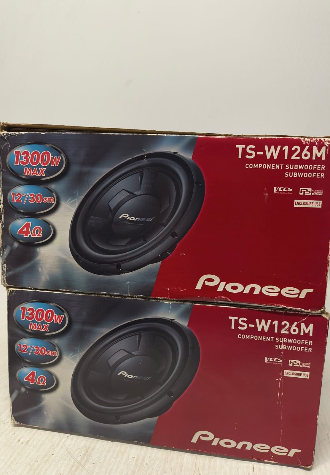 Pioneer TS-W126M subwoofer 12" 1300 W max Car Stereo Speaker