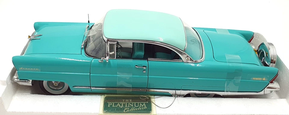 Lincoln Premiere Sun Star escala 1/18 4652 - 1956 techo rígido Taos turquesa Foto 3 de 4