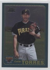 2001 Topps Traded & Rookies Chrome Luis Torres #T249 0l2