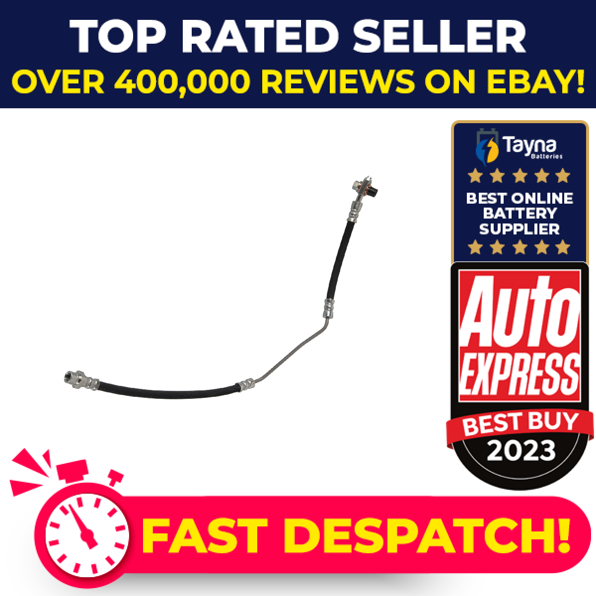Brake Hose fits BMW X5 E53 4.8 Rear Left 04 to 06 N62B48A Hydraulic 34301165765